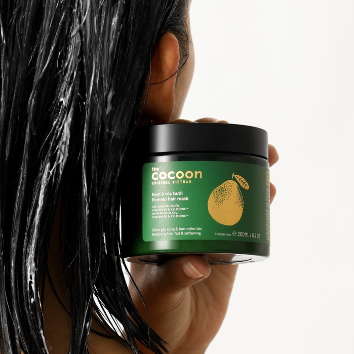 cách sử dụng kem ủ tóc bưởi Cocoon